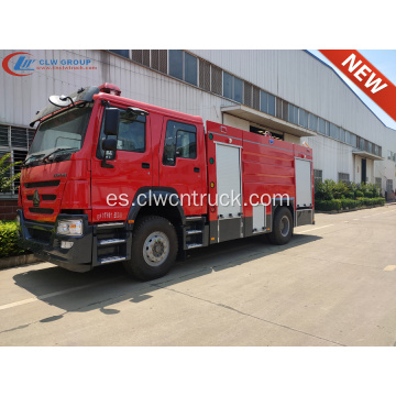 Nuevo camión de bomberos de espuma de agua HOWO SINOTRUCK 340HP
